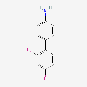 molecular formula C12H9F2N B1349926 2',4'-Difluoro-[1,1'-biphenyl]-4-amine CAS No. 62575-36-4