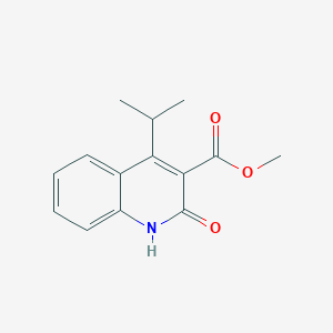 Methyl 2-hydroxy-4-isopropyl-3-quinolinecarboxylate