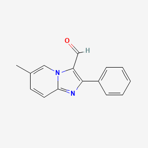 6-Methyl-2-phenylimidazo[1,2-a]pyridine-3-carbaldehyde