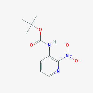 molecular formula C10H13N3O4 B13499824 tert-Butyl (2-nitropyridin-3-yl)carbamate 