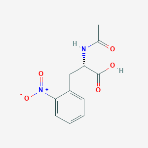 molecular formula C11H12N2O5 B13499847 N-Acetyl-2-nitrophenylalanine 