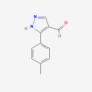 3-(4-methylphenyl)-1H-pyrazole-4-carbaldehyde