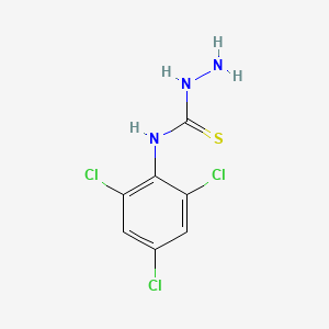 molecular formula C7H6Cl3N3S B1349992 4-(2,4,6-Trichlorophenyl)-3-thiosemicarbazide CAS No. 206761-89-9