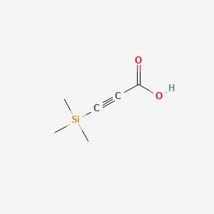 molecular formula C6H10O2Si B1349997 3-(Trimethylsilyl)propiolic acid CAS No. 5683-31-8