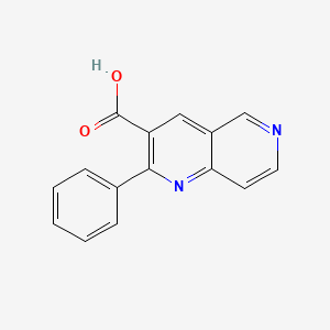 molecular formula C15H10N2O2 B1349998 2-phenyl-1,6-naphthyridine-3-carboxylic Acid CAS No. 849020-81-1