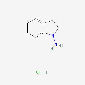 molecular formula C8H11ClN2 B1349999 Indolin-1-amine hydrochloride CAS No. 92259-86-4