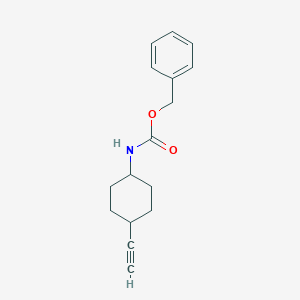 molecular formula C16H19NO2 B13500001 Benzyl ((1r,4r)-4-ethynylcyclohexyl)carbamate 