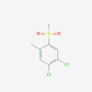 molecular formula C8H8Cl2O2S B1350004 1,2-Dichloro-4-methyl-5-(methylsulfonyl)benzene CAS No. 849035-75-2
