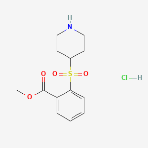 Methyl 2-(piperidin-4-ylsulfonyl)benzoate hydrochloride
