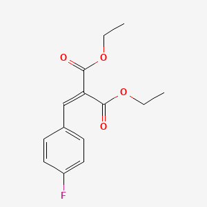 molecular formula C14H15FO4 B1350031 Diethyl 2-[(4-fluorophenyl)methylene]malonate CAS No. 790-53-4