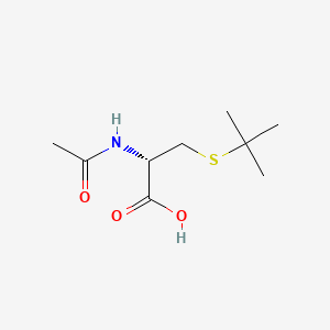 molecular formula C9H17NO3S B13500367 N-Acetyl-S-(tert-butyl)-D-cysteine 