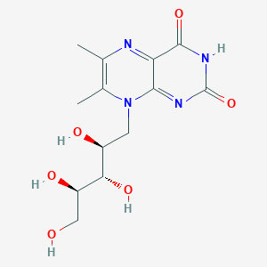 molecular formula C13H18N4O6 B135004 6,7-Dimethyl-8-ribityllumazine CAS No. 2535-20-8