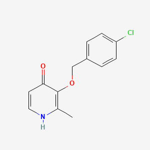 3-[(4-Chlorobenzyl)oxy]-2-methylpyridin-4-ol