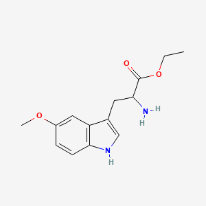 molecular formula C14H18N2O3 B13500715 Ethyl 2-amino-3-(5-methoxy-1H-indol-3-YL)propanoate 