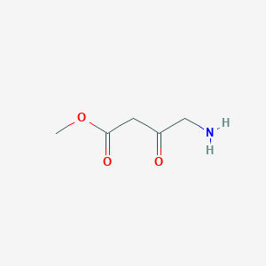 molecular formula C5H9NO3 B13500741 Methyl 4-amino-3-oxobutanoate 