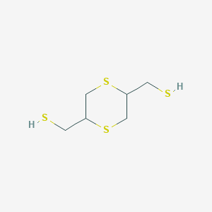molecular formula C6H12S4 B135008 1,4-Dithiane-2,5-di(methanethiol) CAS No. 136122-15-1