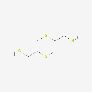 molecular formula C6H12S4 B135008 1,4-Dithiane-2,5-dimethanethiol CAS No. 136122-15-1