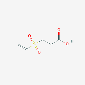 molecular formula C5H8O4S B13500969 3-(Vinylsulfonyl)propanoic acid 