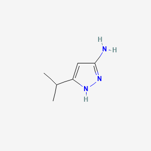 molecular formula C6H11N3 B1350118 5-isopropyl-1H-pyrazol-3-amine CAS No. 56367-24-9
