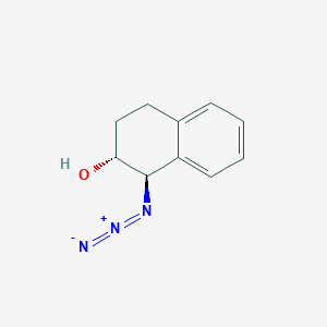 molecular formula C10H11N3O B13501192 rac-(1R,2R)-1-azido-1,2,3,4-tetrahydronaphthalen-2-ol 