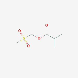 molecular formula C6H12O4S B13501210 Methanesulfonylmethyl 2-methylpropanoate 