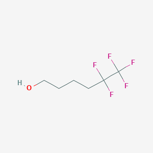 molecular formula C6H9F5O B1350125 5,5,6,6,6-Pentafluorohexan-1-ol CAS No. 58556-45-9