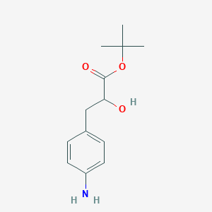 molecular formula C13H19NO3 B13501256 Boc-2-(4-aminophenyl)ethanol 