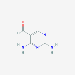 molecular formula C5H6N4O B135014 2,4-Diaminopyrimidine-5-carboxaldehyde CAS No. 20781-06-0