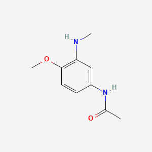 molecular formula C10H14N2O2 B13501411 n-[4-Methoxy-3-(methylamino)phenyl]acetamide CAS No. 67940-01-6