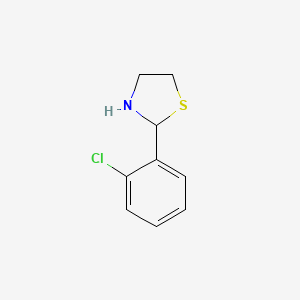 molecular formula C9H10ClNS B1350143 2-(2-Chloro-phenyl)-thiazolidine CAS No. 67189-26-8