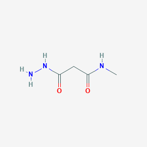 molecular formula C4H9N3O2 B1350149 3-hydrazino-N-methyl-3-oxopropanamide 