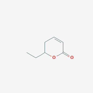 molecular formula C7H10O2 B13501607 6-ethyl-5,6-dihydro-2H-pyran-2-one 