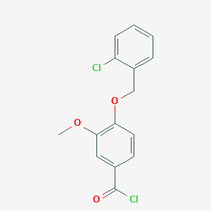 4-[(2-Chlorobenzyl)oxy]-3-methoxybenzoyl chloride