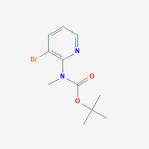 molecular formula C11H15BrN2O2 B13501679 Tert-butyl (3-bromopyridin-2-yl)(methyl)carbamate 