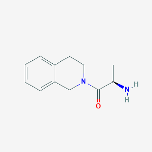 molecular formula C12H16N2O B13501703 (2r)-2-Amino-1-(1,2,3,4-tetrahydroisoquinolin-2-yl)propan-1-one 