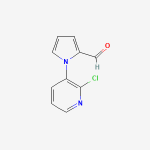 molecular formula C10H7ClN2O B1350180 1-(2-Chloro-pyridin-3-yl)-1H-pyrrole-2-carbaldehyde CAS No. 97580-57-9
