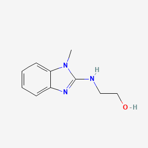 molecular formula C10H13N3O B1350186 2-(1-Methyl-1H-benzoimidazol-2-ylamino)-ethanol CAS No. 57262-39-2