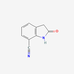 molecular formula C9H6N2O B1350192 7-Cyanooxindole CAS No. 380427-40-7
