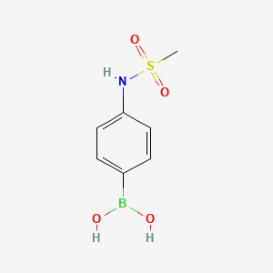molecular formula C7H10BNO4S B1350197 4-(Methylsulfonylamino)phenylboronic acid CAS No. 380430-57-9