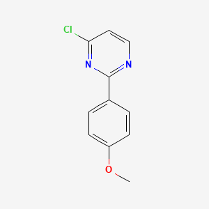 molecular formula C11H9ClN2O B1350198 4-Chloro-2-(4-methoxyphenyl)pyrimidine CAS No. 68535-54-6