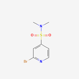 molecular formula C7H9BrN2O2S B13502025 2-bromo-N,N-dimethylpyridine-4-sulfonamide 