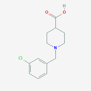 molecular formula C13H16ClNO2 B1350212 1-(3-Chlorobenzyl)piperidine-4-carboxylic acid CAS No. 901920-70-5