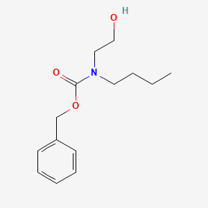 molecular formula C14H21NO3 B13502152 Benzyl butyl(2-hydroxyethyl)carbamate 