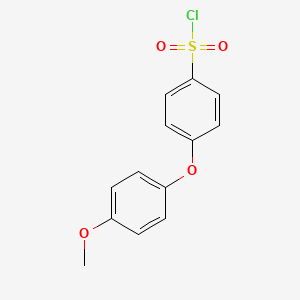 molecular formula C13H11ClO4S B1350232 4-(4-甲氧基苯氧基)苯磺酰氯 CAS No. 370065-09-1