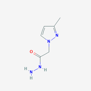 molecular formula C6H10N4O B1350237 2-(3-methyl-1H-pyrazol-1-yl)acetohydrazide CAS No. 512809-84-6