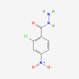 molecular formula C7H6ClN3O3 B1350240 2-Chloro-4-nitrobenzhydrazide CAS No. 67345-78-2