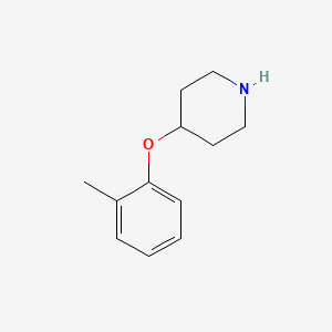 molecular formula C12H17NO B1350241 4-(2-Methylphenoxy)piperidine CAS No. 63843-42-5