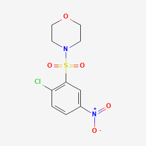molecular formula C10H11ClN2O5S B1350243 4-((2-Chloro-5-nitrophenyl)sulfonyl)morpholine CAS No. 40833-68-9