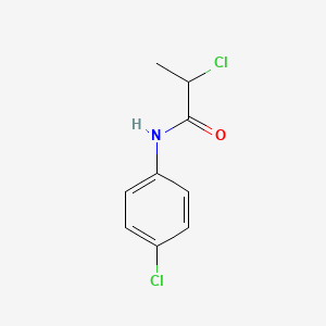 molecular formula C9H9Cl2NO B1350247 2-chloro-N-(4-chlorophenyl)propanamide CAS No. 21262-05-5