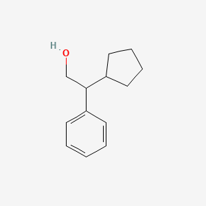 molecular formula C13H18O B1350248 beta-Phenylcyclopentaneethanol 
